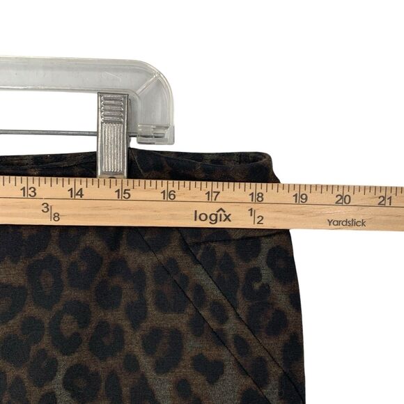Soft Surroundings Once a Leopard Print Ponte Pants XL Petite - Picture 4 of 11